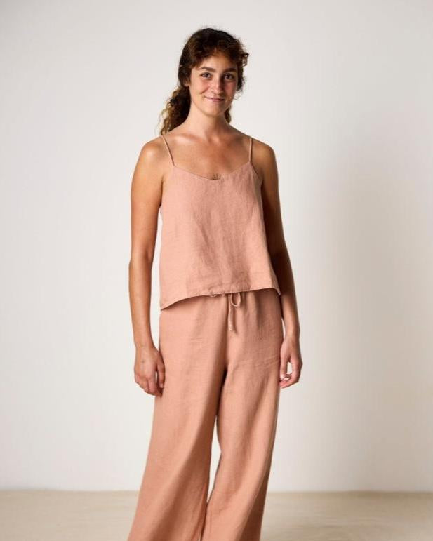 Isabella V. French Linen Shirt