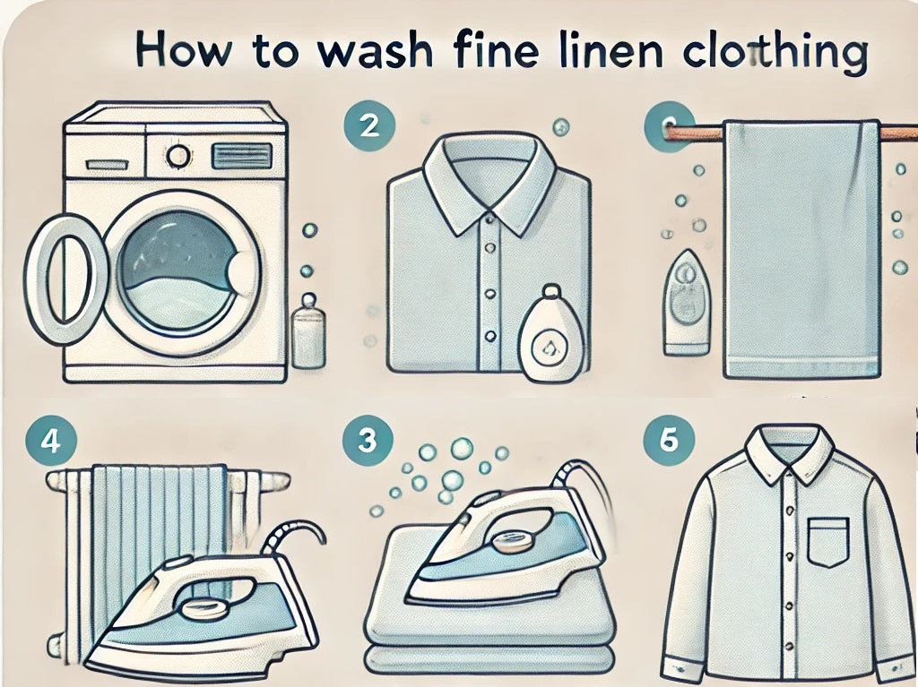 ISABELLA V. Finest French Linen: How to wash linen shirt