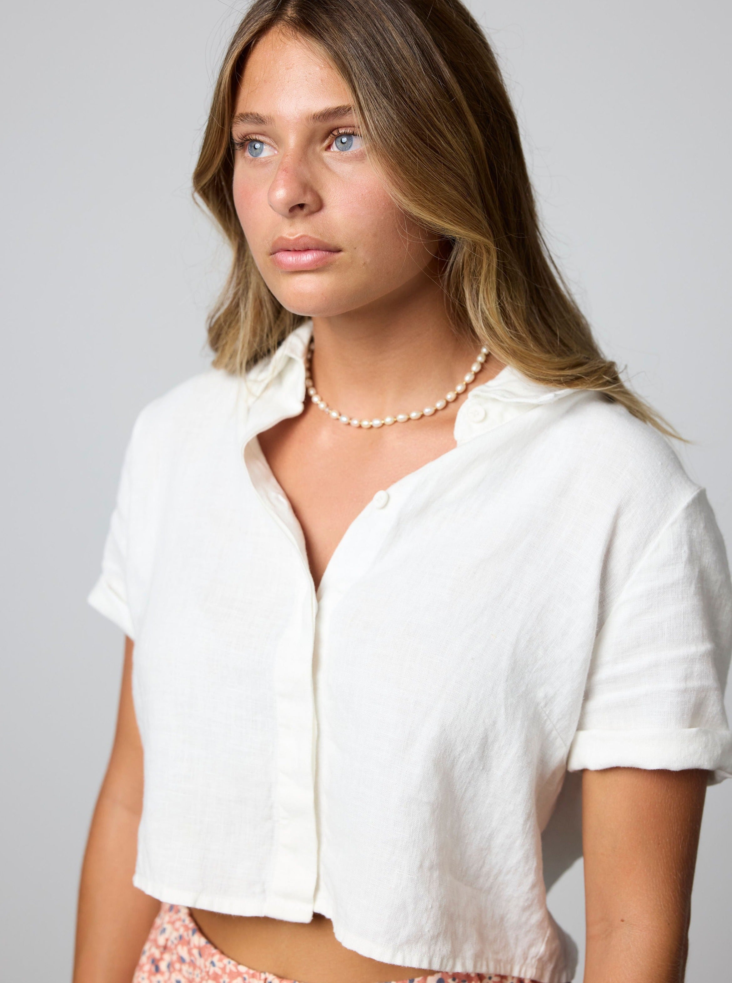 ISABELLA V. Finest French Linen Elsa Shirt