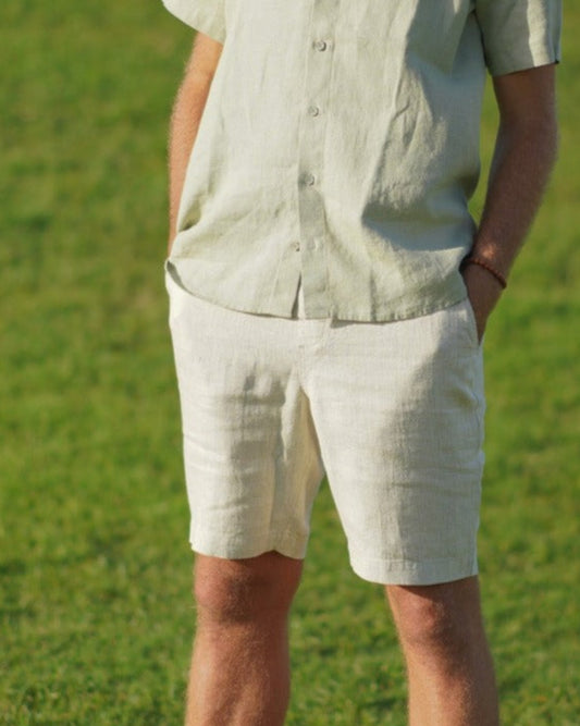ISABELLA V. French Linen Men's Shorts