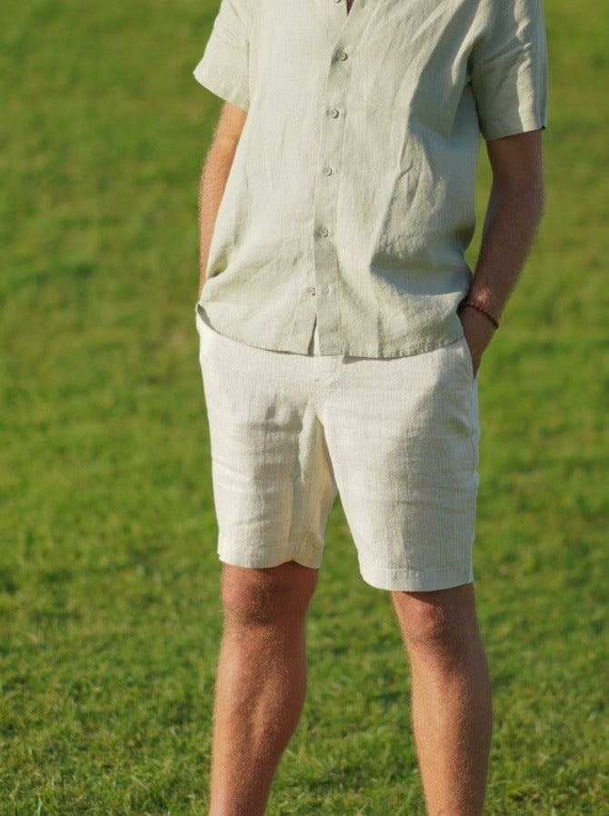 ISABELLA V. French Linen Men's Shorts