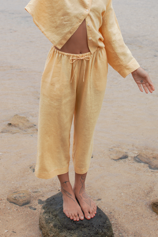 Amy Belgian Linen Pants