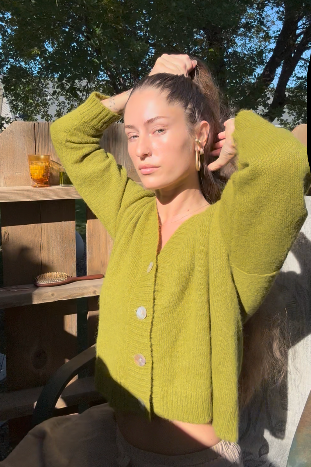 Olivia Alpaca Cardigan