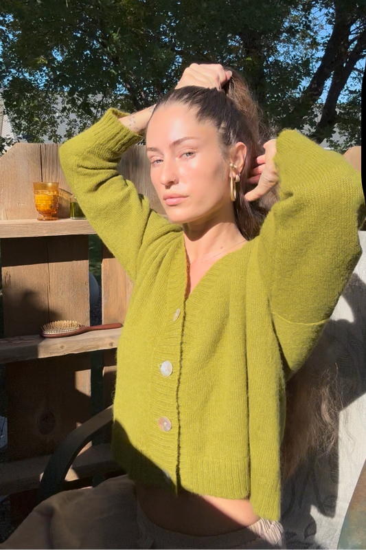 Olivia Alpaca Cardigan