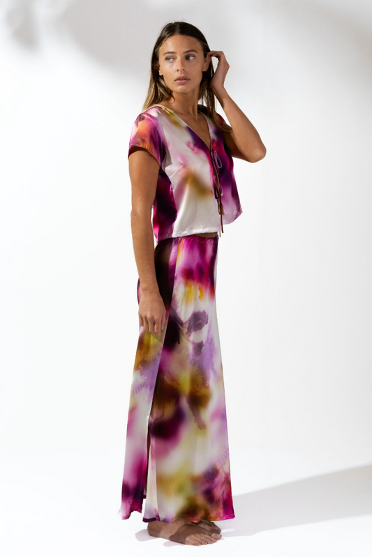 Rosa Italian Silk Skirt