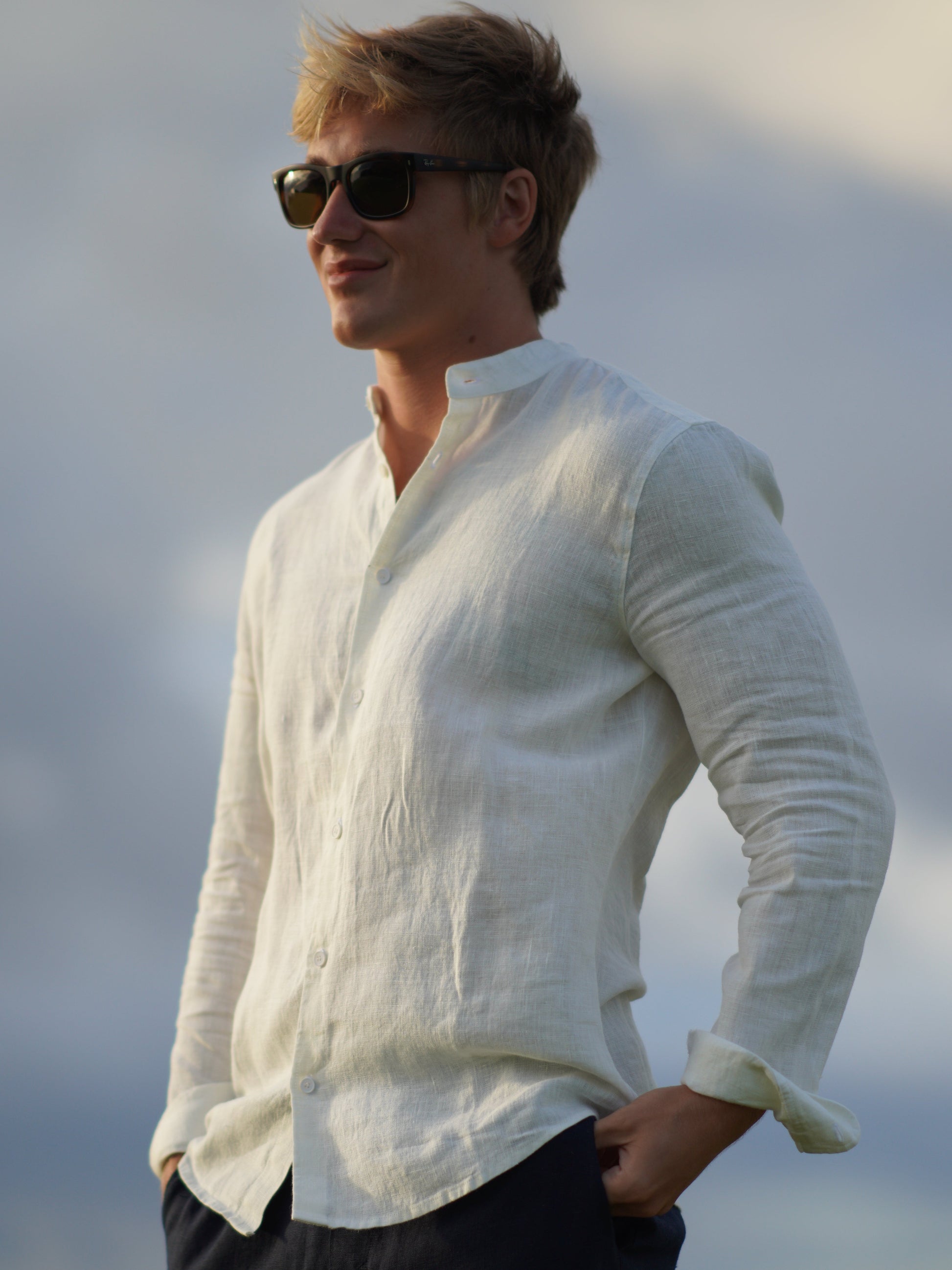 ISABELLA V. FINEST FRENCH LINEN SHIRT MENS